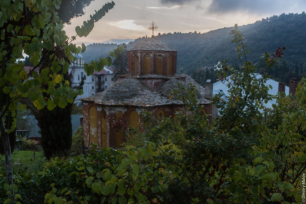 Окрестности монастыря Зограф, Святая Гора Афон