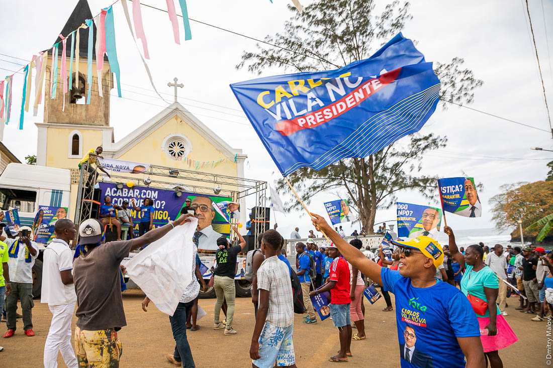 Предвыборный митинг, Сан-Томе и Принсипи, Африка