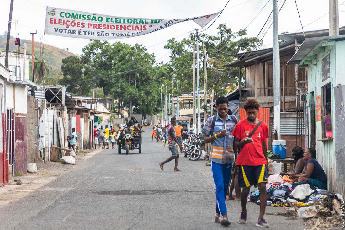 Предвыборная агитация, Сан-Томе и Принсипи, Африка