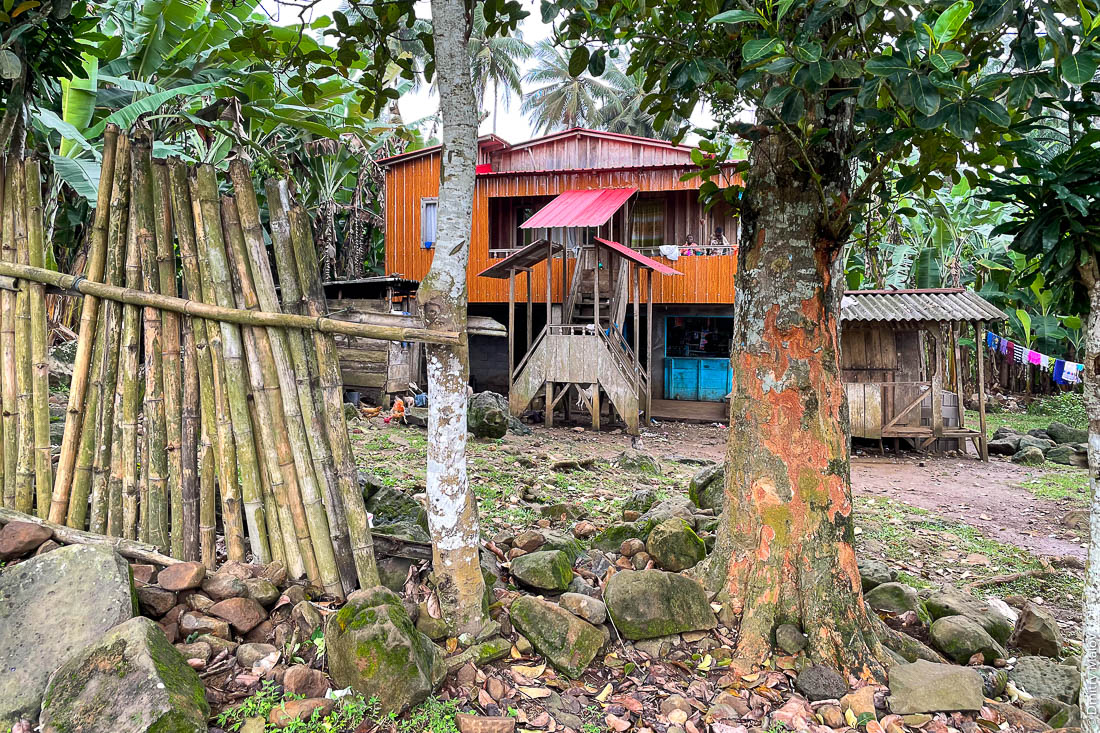 Домики деревенской застройки, Сан-Томе и Принсипи, Африка