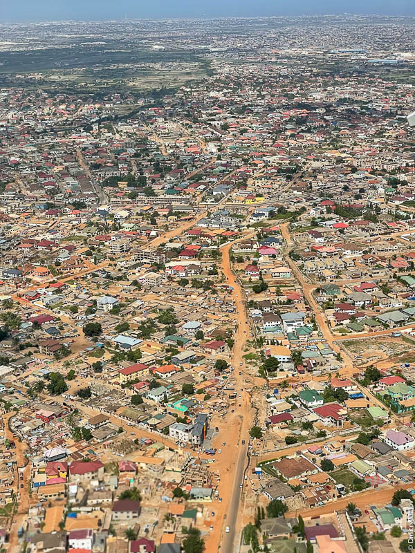 Аккра, Гана, вид сверху